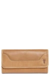 Frye Melissa Leather Wallet In Blue