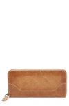 Frye Melissa Leather Wallet In Sand