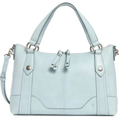Frye Melissa Medium Leather Satchel In Lt. Sky