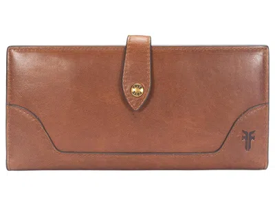 Frye Melissa Slim Wallet Wallet Handbags Cognac: Processing Processing In Brown