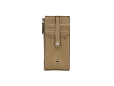 Frye Melissa Snap Card Wallet Coin Purse Kelp: One Size In Green