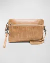 Frye Melissa Wallet Crossbody Bag In Beige