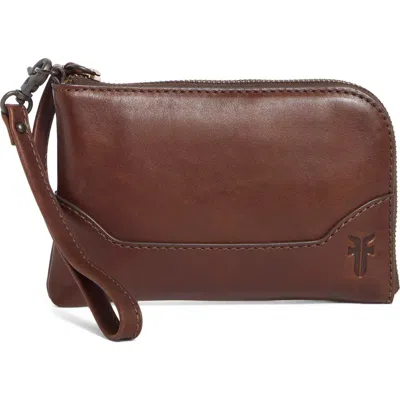 Frye 'melissa' Wristlet In Dark Brown