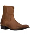 Frye Austin Inside Zip Plain Toe Boots In Brown