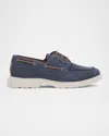 Frye Connor Boat Shoe In Indigo