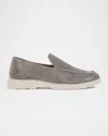 Frye Connor Venetian Loafer In Gray