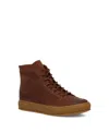 Frye Hoyt Mid Lace Sneaker In Brown