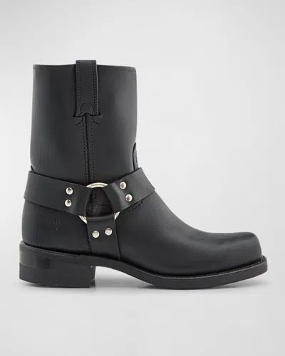 Frye Men's Leather Harness Boots In Black