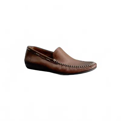 Frye Men's Lewis Venetian Driving Moccasin In Cognac In Brown