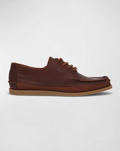 Frye Men's Mason Field Leather Moccasin Sneaker Loafers In Brown
