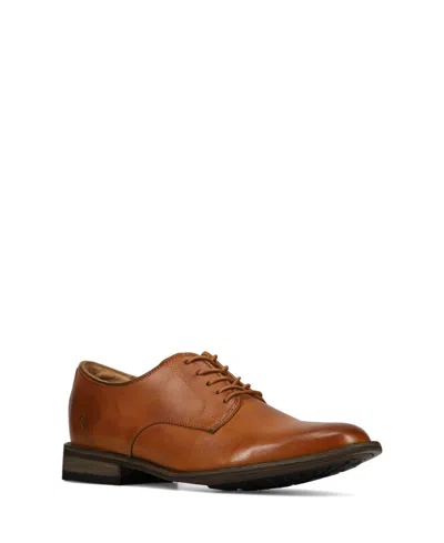 Frye Men's Tyler Flex Oxford Leather Shoe In Saddle