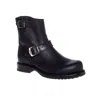 Frye Men's Wayde Engineer Inside Zip Boot In Black In Black