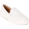 Frye Mia Slip-on Sneaker In White/tumble Cow Leather