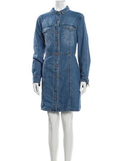 Pre-owned Frye Mini Dress In Blue