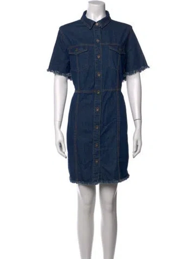 Pre-owned Frye Mini Dress In Blue