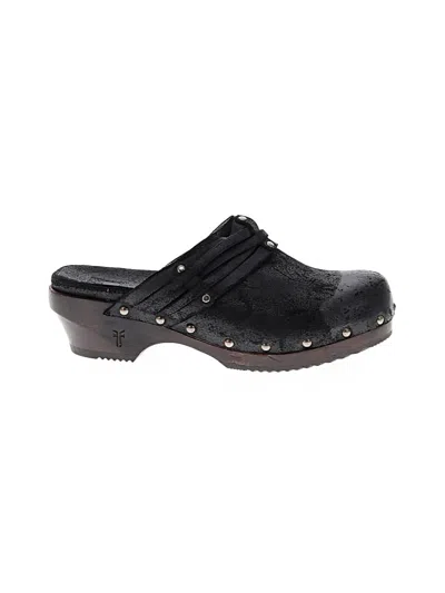 Pre-owned Frye Mule/clog In Black