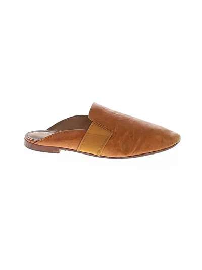 Pre-owned Frye Mule/clog In Tan