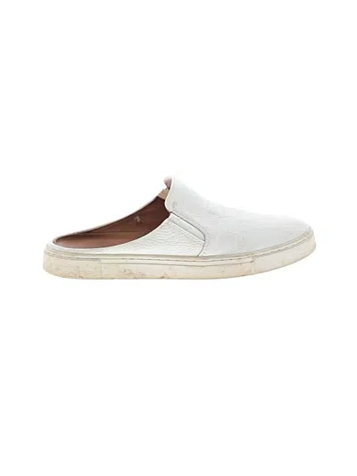 Pre-owned Frye Mule/clog In White