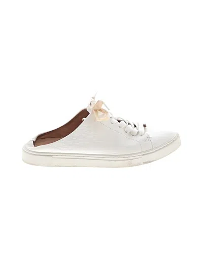 Pre-owned Frye Mule/clog In White