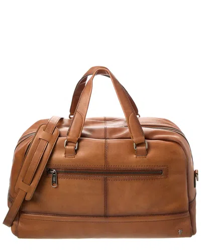 Frye Nash Leather Bowler Bag In Brown