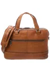 Frye Nash Leather Briefcase In Brown