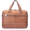 Frye Nash Leather Briefcase In Brown
