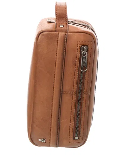 Frye Nash Leather Dopp Kit In Brown