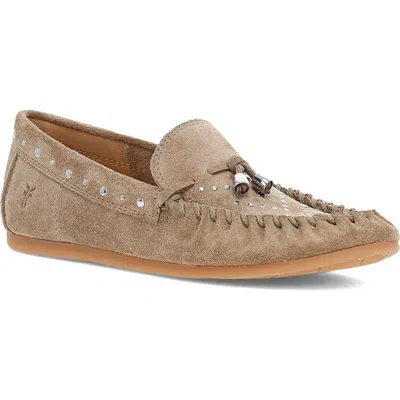 Frye Naya Stud Loafer In Eucalyptus