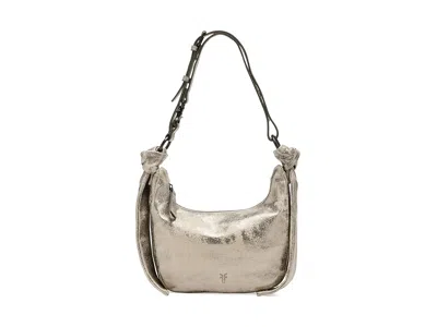 Frye Nora Knotted Crossbody Cross Body Handbags Cream Metallic: One Size In Brown