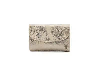 Frye Nora Knotted Small Wallet Wallet Handbags Cream Metallic: One Size In Brown