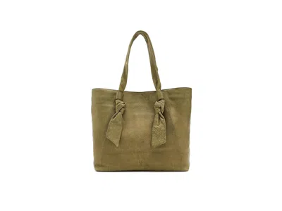 Frye Nora Knotted Tote Tote Handbags Kelp: One Size In Green