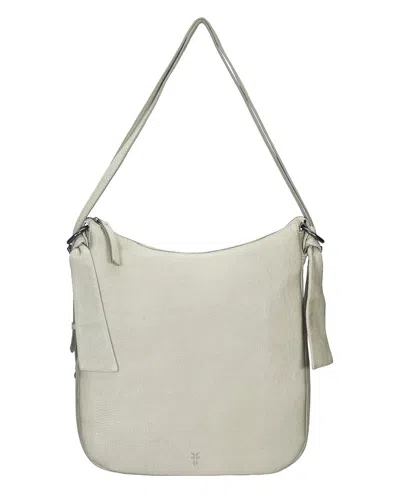 Frye Nora Leather Backpack In White