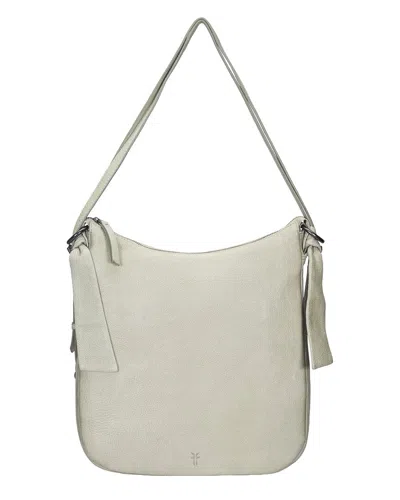 Frye Nora Leather Backpack In White
