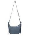 Frye Nora Leather Crossbody In Grey