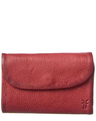 Frye Nora Leather Wallet In Red