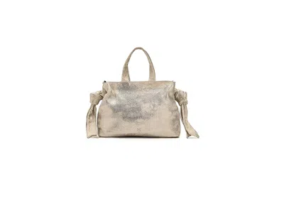 Frye Nora Satchel Satchel Handbags Cream Metallic: One Size In Brown