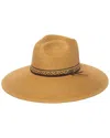 Frye Paperbraid Fedora In Brown