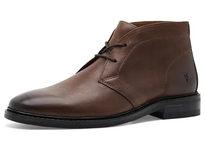 Frye Paul Chukka Men's Shoes Red Oak: 9 D - Medium, Leather In Brown