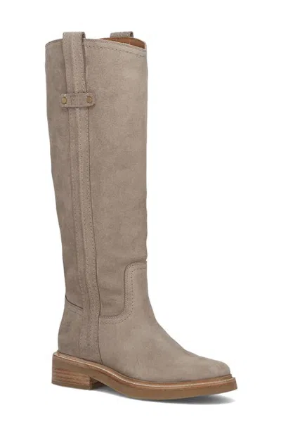 Frye Phoebe Leather Tall Boot In Gray