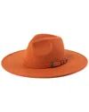 Frye Pinch Crown Fedora In Orange