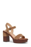 Frye Pipa Platform Sandal In Brown