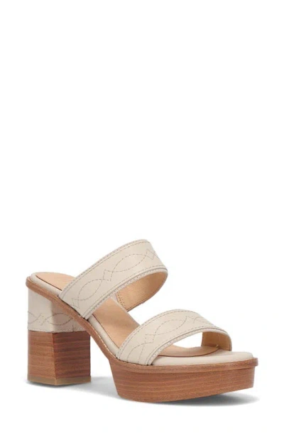 Frye Pipa Platform Sandal In Ivory