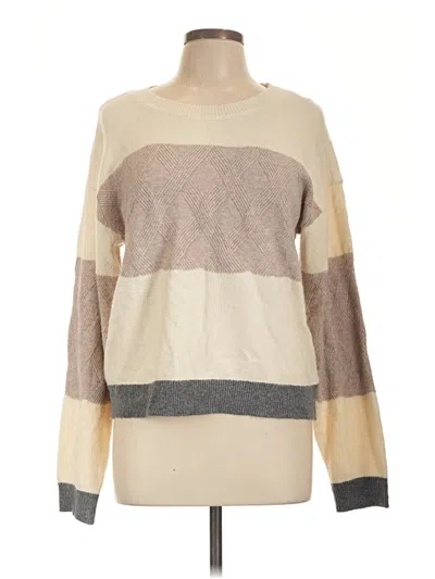 Pre-owned Frye Pullover Sweater In Tan