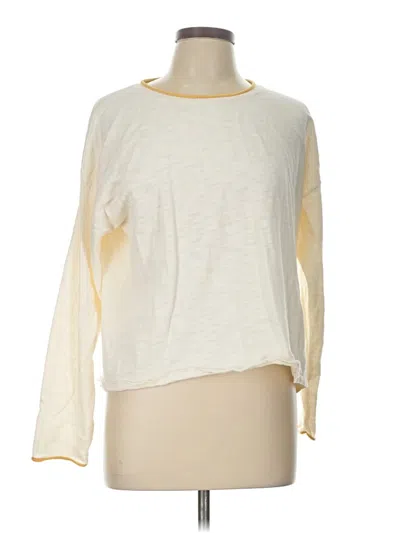 Pre-owned Frye Pullover Sweater In White