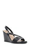 Frye Rachel Slingback Wedge Sandal In Black