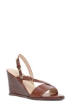 Frye Rachel Slingback Wedge Sandal In Brown