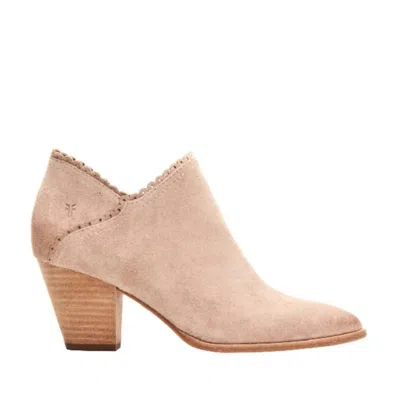 Frye Reed Scallop Shootie Ankle Boot In Neutral