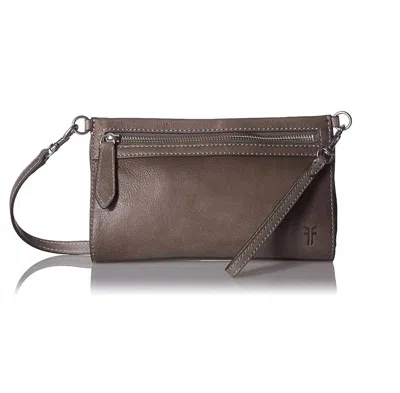 Frye Reed Wristlet Crossbody Bag In Dove In Grey