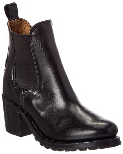 Frye Sabrina Leather Chelsea Boot In Black