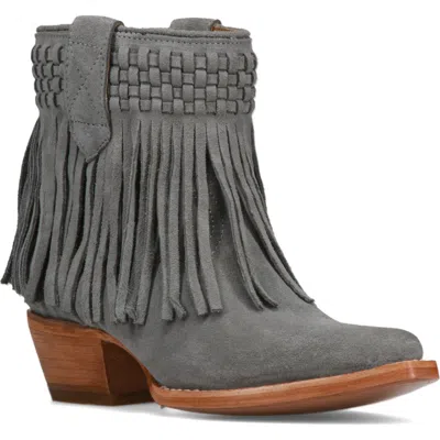Frye Sacha Fringe Western Bootie In Multi